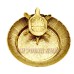 Brass Tortoise with Plate for Good Luck Feng Shui