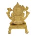 Ganesha Seat on Sinhasan in Brass