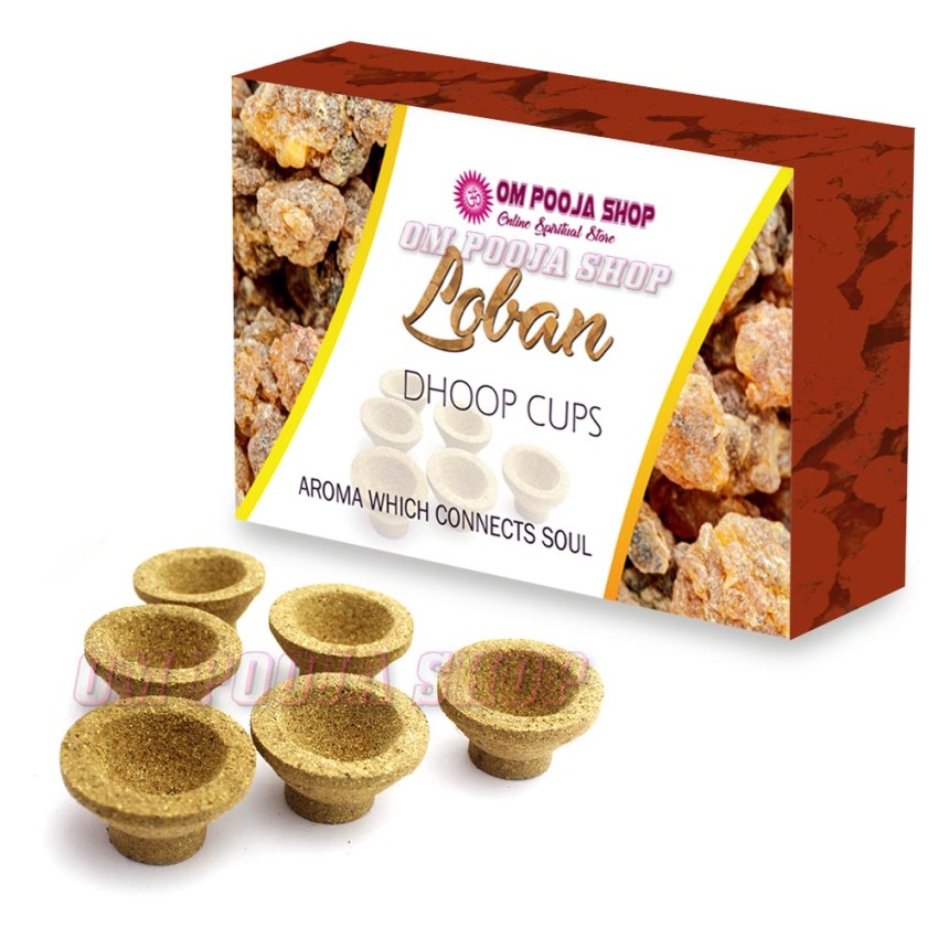 Natural Loban Dhoop Cups