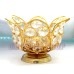 Handcraft Crystal Lotus Deepak in Brass