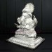God Ganpati Pure Silver Exclusive Idol - 130 Gram (Size 2.5x3.5x4 inches)