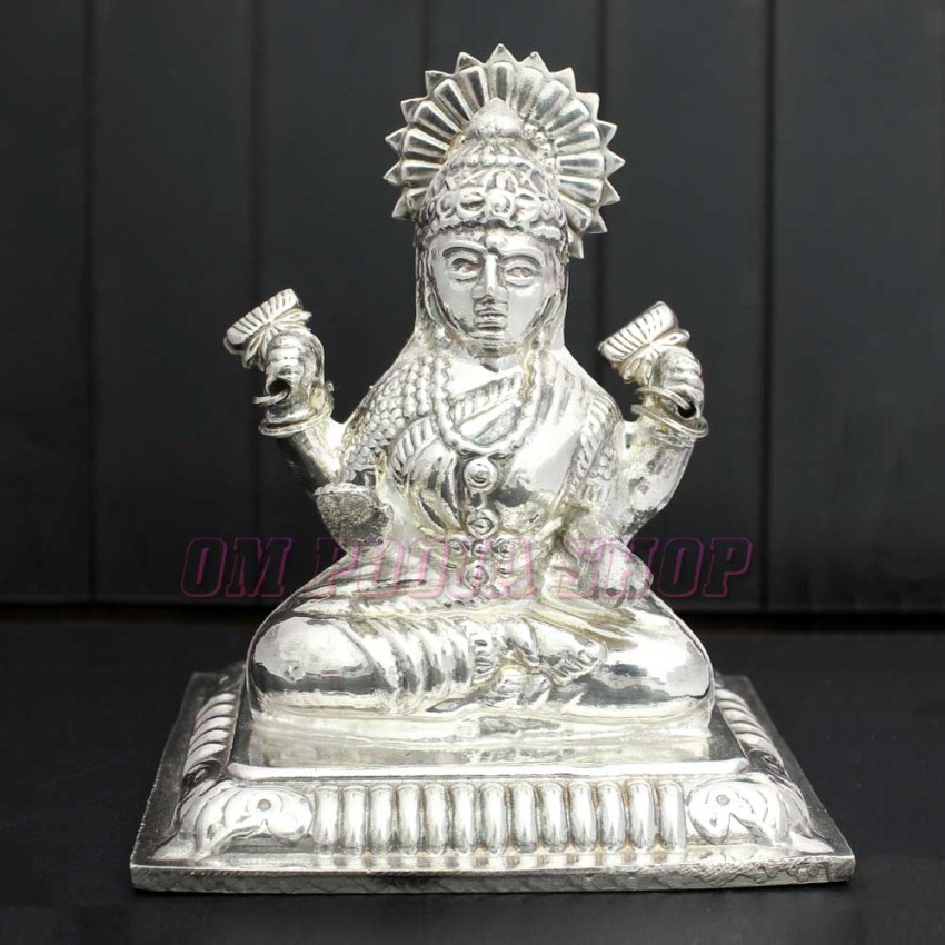 Goddess Lakshmi Exclusive Pure Silver Idol