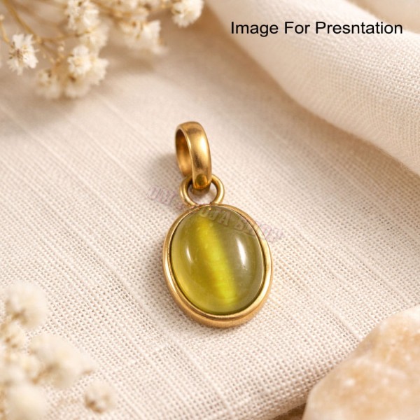 Cat’s Eye (Lehsunia) Panchdhatu Pendant