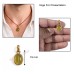 Cat’s Eye (Lehsunia) Panchdhatu Pendant