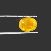 Yellow Sapphire / Marka / Pukhraj Ovel Cut Gemstone - 9.80 carats