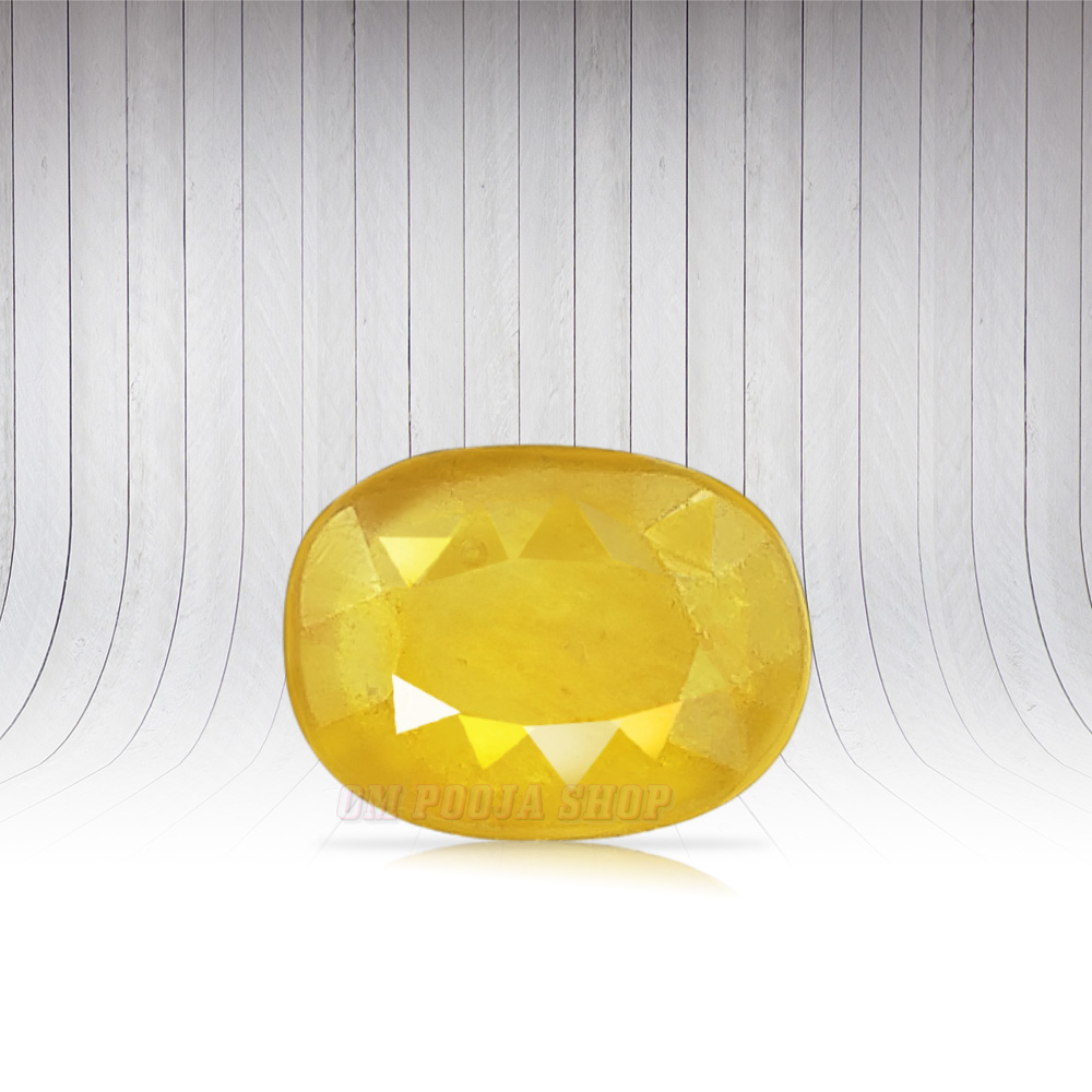 yellow sapphire pushkaraj 6 carats 1 1
