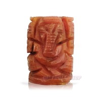 Ganpati in Red Coral (Munga) - 7.5 carat