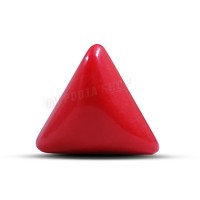 Red Coral (Munga) - Triangle -6.85 carat