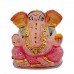 Ganesh Idol with Big Ear in Rose Quartz