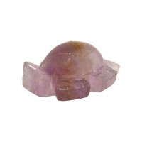 Tortoise (Turtle) Small Idol - Amethyst Gemstone