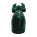 Bull of Shankara (Nandi) Idol in Green Jade - 90  to 140 grams