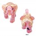 Elephant Hathi Statue in Rose Quartz Crystal - 80 Gms