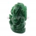 Gajananda Ganesha Idol in Green Jade Gemstone - 115 Gms