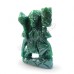 Hanuman ji Murti in Green Jade Gemstone - 350 Grams
