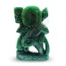 Hanuman ji Murti in Green Jade Gemstone - 350 Grams