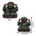 Mahalakshmi Colored Idol in Green Jade Gemstone - 95 Gms