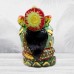 Mahalakshmi Colored Idol in Green Jade Gemstone - 86 Gms
