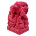 Moonga Siddhi Vinayaka Ganesha Statue in Red Coral GemStone - 4 Inch - 165 Gms