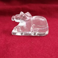 Sphatik Nandi Bull Statue - 40 grams