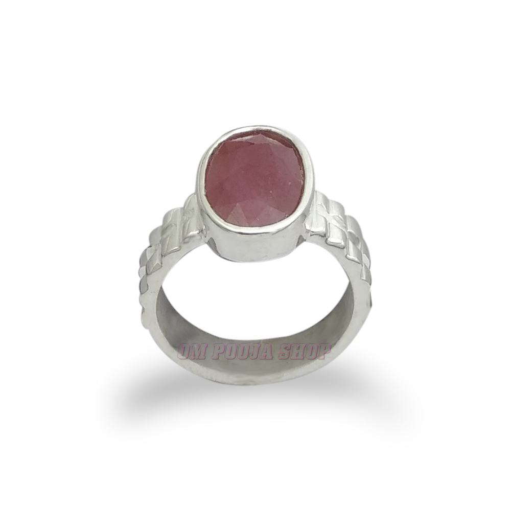 Buy Ceylonmine Ruby Manik Stone Ring With Copper Plated Online at Best  Prices in India - JioMart.