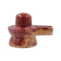 Antic Red Jasper Stone Shivlingam - 90 GMS