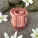 Natural Narmada Shivling with Yonibase in Unique Red Jasper Gemstone