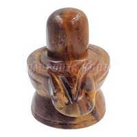 Shivlingam in Tigers Eye Gemstone - 50 to 60 Grams