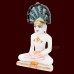 Parshwanath White Marble Murti / Statue - Size: 7.5 x 4.4 x 2.25 inch