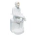 Shirdi Sai Baba Darshan Statue in White Marble