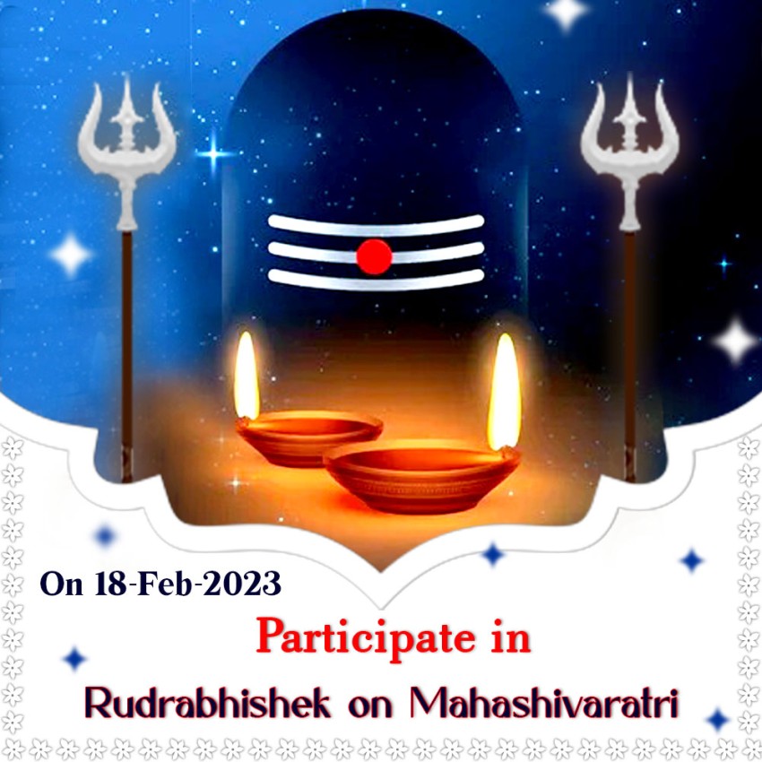 Participate in Rudrabhishek on Mahashivaratri - 18th Feb