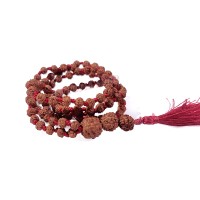 3 mm - Five (5) Mukhi Rudraksha Mala for Jaap