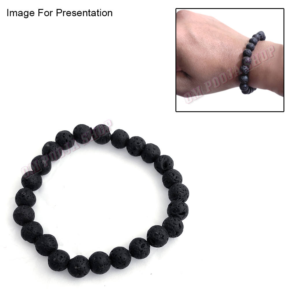 Tiger Eye Black Bracelet (टाइगर नेत्र ब्रेसलेट) | Buy Stone Bracelet