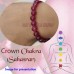 Ruby Gemstone Bracelet for Crown Chakra - 8 mm