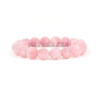 Rose Quartz Gemstone Bracelet - Beads 8 mm