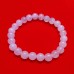 Rose Quartz Gemstone Bracelet - Beads 8 mm