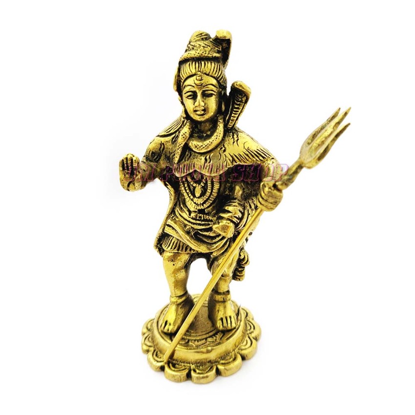 Bholenath Shiv Shankar Brass Statue