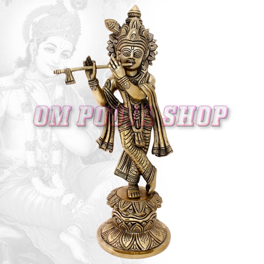 Sri Krishna Statue Made in Brass