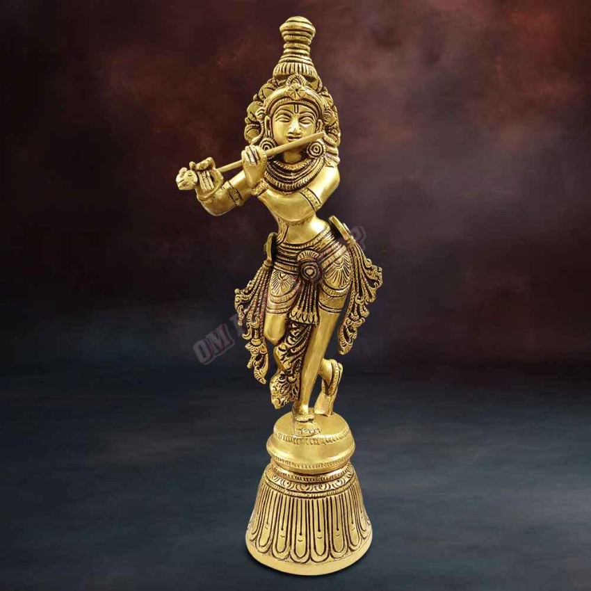 Sri Krishna Statue Made in Brass