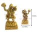 Bahubali Hanuman Idol in Brass - 4 inch