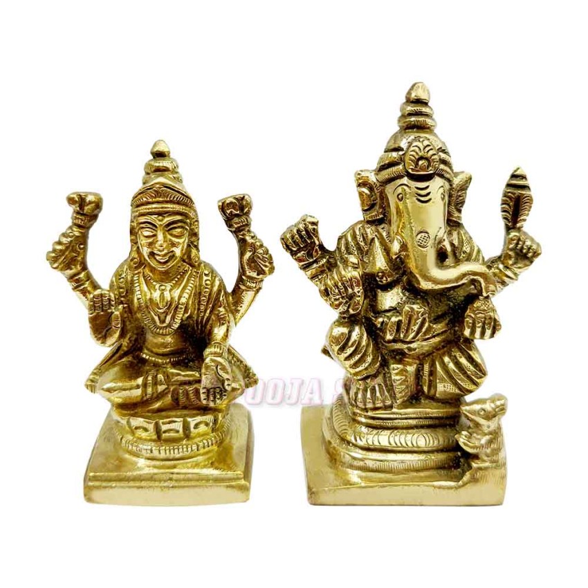 BhagyaLakshmi Ganesh Brass Idol