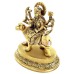 Ambe Maa Bhago Wali Mata Brass Idol (Size_6x5.25x3.75 inches)