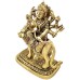 Ashtabhuja Maa Durga Sherawali Idol in Brass (Size_6x4.5x2.4 inches)