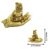 Baby Krishna on Hand Idol in Brass