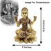 Bala Tripura Sundari Idol on Lotus Flower in Brass (Size- 6.5x5x4 inch)