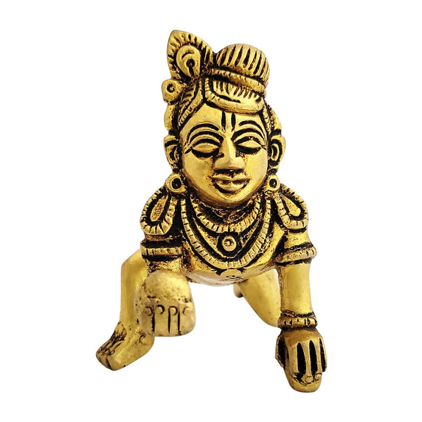 Balgopal Laddu Gopal Idol in Brass