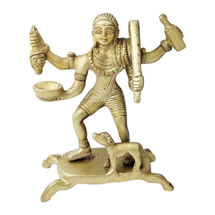 Batuk Bhairav Idol in Brass - 4.75 inch