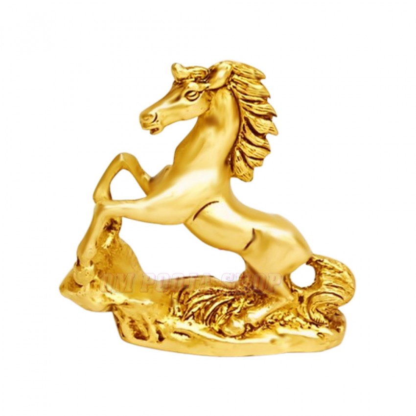 Horse idol in Brass