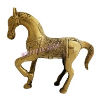 Horse idol in Brass