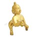 Brass Laddu Gopal Krishna Thakurji Statue - 3.25 inches