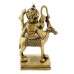 Chandradev Brass Idol - Size: 6.25 x 3.75 x 1.75 inches